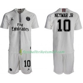 Fußballtrikots Paris Saint Germain Neymar Jr 10 Jodan Weiß Kinder 2018-2019 Kurzarm Ausweichtrikot kaufen